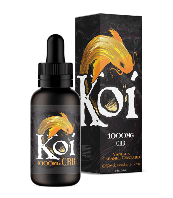 KOI Vape – Vanilla Caramel Custard – 500mg